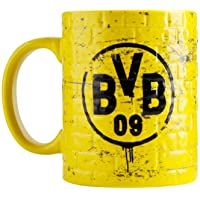 Los mejores  - Borussia Dortmund BVB 09 – Taza con dibujo de pared amarilla